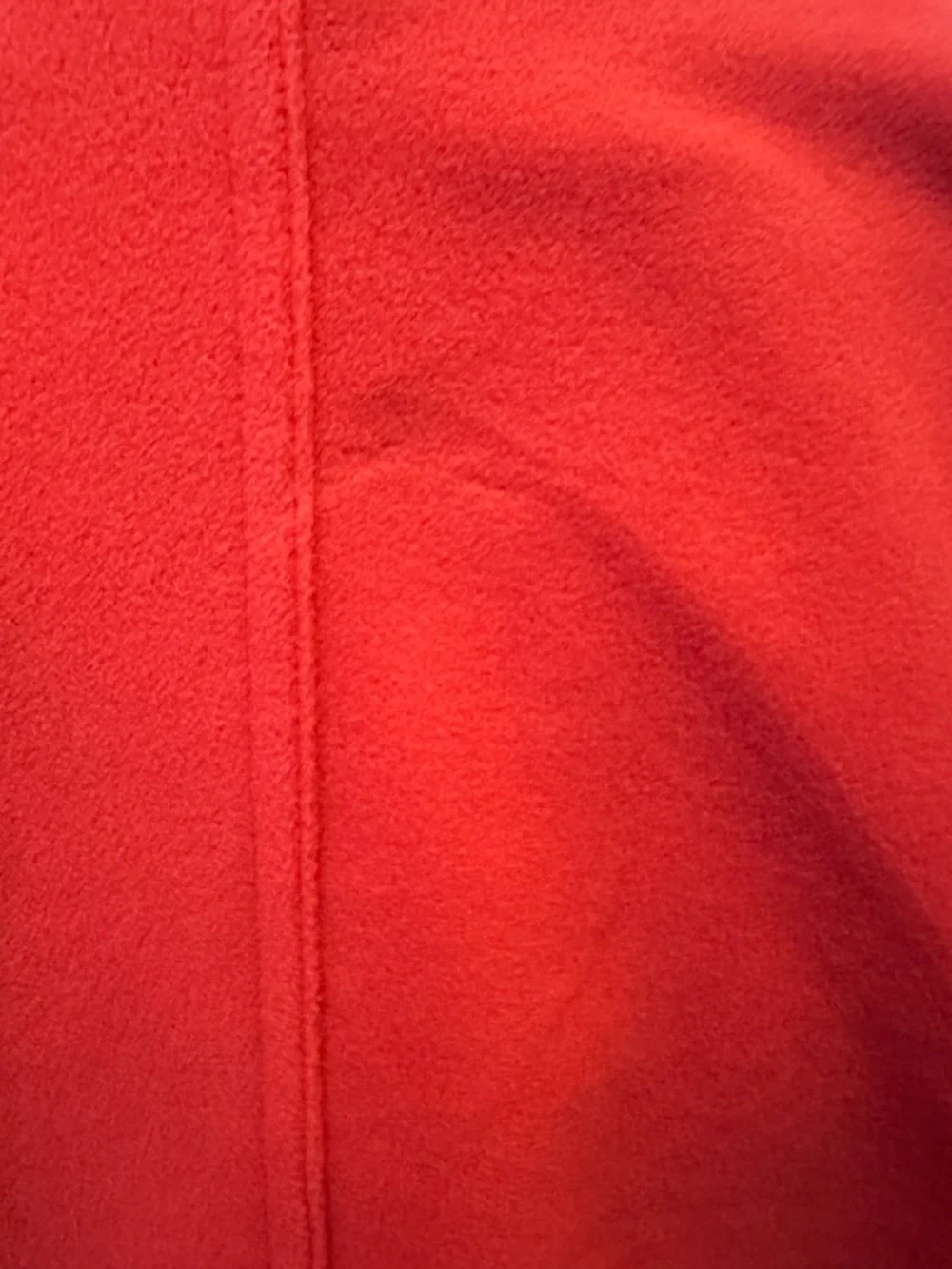 ATHLETA Zion Microfleece Full Zip Athletic Baseball Jacket Red/Orange